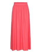 Onlvenedig Life Long Skirt Wvn Noos Lang Nederdel Red ONLY