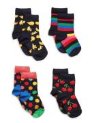 4-Pack Kids Classic Socks Gift Set Sokker Strømper Multi/patterned Happy Socks