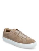 Theodor Suede Sneaker Low-top Sneakers Beige Les Deux