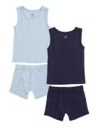 Rib Jersey 2Pack Tank-Top & Boxershorts Undertøjssæt Blue Copenhagen Colors