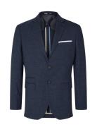 Slhslim-Oasis Linen Blz Noos Suits & Blazers Blazers Single Breasted Blazers Navy Selected Homme