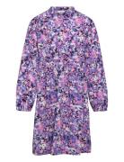 Nkfluna Ls Dress Pb Dresses & Skirts Dresses Casual Dresses Long-sleeved Casual Dresses Purple Name It