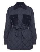 Paprica Quiltet Jakke Navy Weekend Max Mara