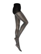 Solid Glitter Tights Lingerie Pantyhose & Leggings Black Becksöndergaard