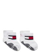 Th Baby Sock 2P Flag Sock Socks & Tights Baby Socks White Tommy Hilfiger