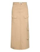 Ivy-Augusta Utility Maxi Skirt Khak Lang Nederdel Khaki Green IVY Copenhagen