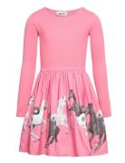 Casie Dresses & Skirts Dresses Casual Dresses Long-sleeved Casual Dresses Pink Molo