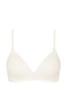 Sloggi Go Casual P Lingerie Bras & Tops Soft Bras Bralette Cream Sloggi