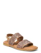 Sandals - Flat Flade Sandaler Purple ANGULUS