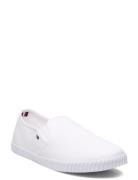 Canvas Slip-On Sneaker Sneakers White Tommy Hilfiger