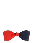 Bandeau Rp Swimwear Bikinis Bikini Tops Bandeau Bikinitops Red Tommy Hilfiger