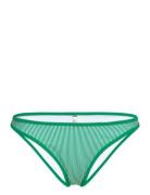Cheeky High Leg Bikini Print Swimwear Bikinis Bikini Bottoms Bikini Briefs Green Tommy Hilfiger