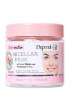Micellar Make-Up Rem.pads 60Psc Se/No/Dk/Fi Makeupfjerner Nude Depend Cosmetic