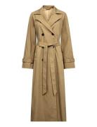 Bs Leonora Coat Trenchcoat Frakke Beige Bruun & Stengade