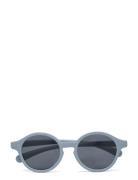 Rounded Sunglasses Solbriller Blue Mango