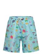 Funny Insects All Over Swim Bermuda Shorts Badeshorts Blue Bobo Choses