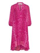 Dvf Ileana Dress Kort Kjole Pink Diane Von Furstenberg