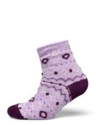 Nkfnobbi Knit Sock Sokker Strømper Purple Name It