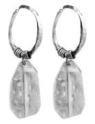 Mathilda Earrings Accessories Jewellery Earrings Hoops Silver Maanesten