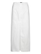 Sita Linen Maxi Skirt Lang Nederdel White Bardot