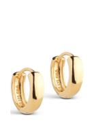 Classic Wide Hoops 15 Mm Accessories Jewellery Earrings Hoops Gold Enamel Copenhagen