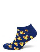 Rubber Duck Low Sock Ankelstrømper Korte Strømper Blue Happy Socks