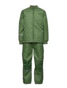 Basic Thermal Set -Solid Outerwear Thermo Outerwear Thermo Sets Green CeLaVi