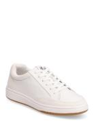 Hailey Leather & Suede Sneaker Low-top Sneakers White Lauren Ralph Lauren