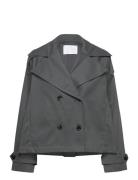 Lr-Filis Trenchcoat Frakke Grey Levete Room