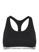 Core Logo Soft Top 1P Lingerie Bras & Tops Soft Bras Bralette Black Björn Borg