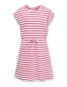 Kogmay S/S Dress Cs Jrs Dresses & Skirts Dresses Casual Dresses Short-sleeved Casual Dresses Pink Kids Only