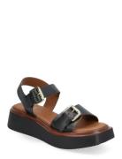 Loells Flade Sandaler Black Dune London