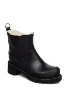 Short Rubber Boots With High Heel. Shoes Boots Ankle Boots Ankle Boots Flat Heel Black Ilse Jacobsen