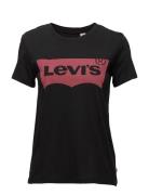The Perfect Tee Mineral Black Tops T-shirts & Tops Short-sleeved Black LEVI´S Women