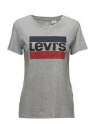 The Perfect Tee Sportswear Log Tops T-shirts & Tops Short-sleeved Grey LEVI´S Women