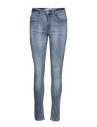 Iherin Izaro Light Blue Bleached Bottoms Jeans Skinny Blue ICHI