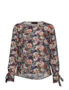 Kari Liberty Blouse Tops Blouses Long-sleeved Multi/patterned Morris Lady