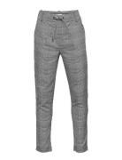 Kogpoptrash Soft Check Pant Noos Bottoms Trousers Grey Kids Only
