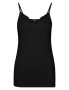 Vminge Lace Singlet Noos Tops T-shirts & Tops Sleeveless Black Vero Moda