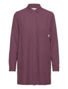 Nominal Shirt Tops Shirts Long-sleeved Burgundy Makia