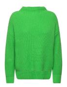 Slfselma Ls Knit Pullover Noos Tops Knitwear Jumpers Green Selected Femme