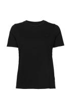 Mia T-Shirt Tops T-shirts & Tops Short-sleeved Black Double A By Wood Wood