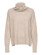 Vmdoffy Ls Cowlneck Blouse Ga Noos Tops Knitwear Turtleneck Beige Vero Moda