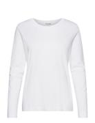 Slfstandard Ls Tee Noos Tops T-shirts & Tops Long-sleeved White Selected Femme