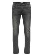 Onsloom Slim Wash Blk 0447 Dia Dnm Noos Bottoms Jeans Slim Black ONLY & SONS