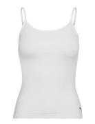 Puma Women Camisole 1P Hang Sport T-shirts & Tops Sleeveless White PUMA