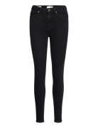 Slfsophia Mw Skinny Black Jeans U Noos Bottoms Jeans Skinny Black Selected Femme