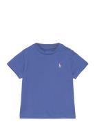 26/1 Jersey-Ss Cn-Tp-Tsh Tops T-Kortærmet Skjorte Blue Ralph Lauren Baby