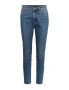 Vmbrenda Hr Straight A Cut Gu385 Ga Bottoms Jeans Straight-regular Blue Vero Moda