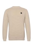 Sdvalencia Tops Knitwear Round Necks Beige Solid